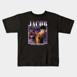 Twilight Two Images Jacob Kids T-Shirt